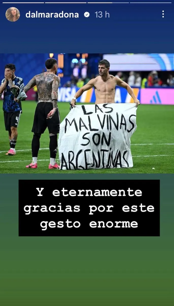 Dalma Maradona envi&oacute; un mensaje a Messi que se volvi&oacute; viral