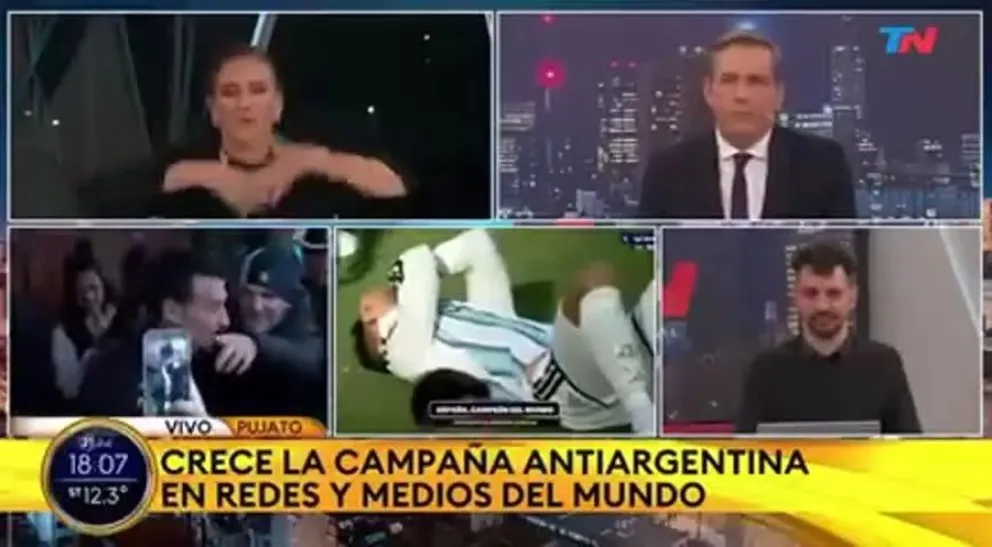 Las publicaciones de famosos contra Argentina 