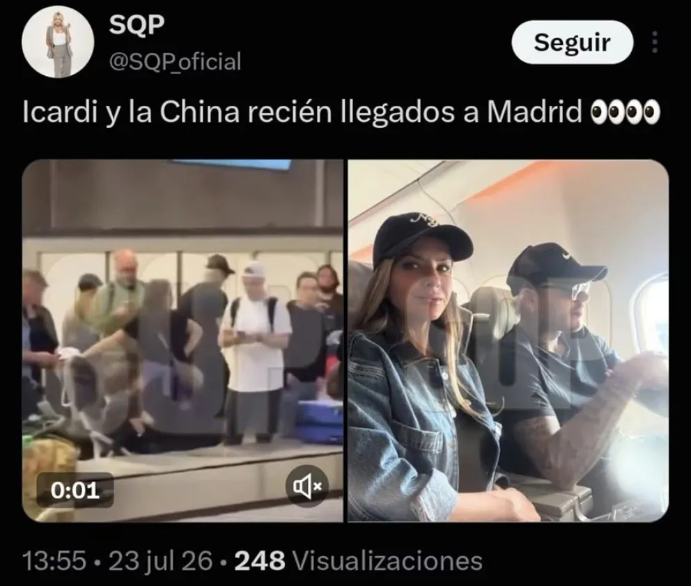 Mauro Icardi va rumbo a Italia por sus hijas