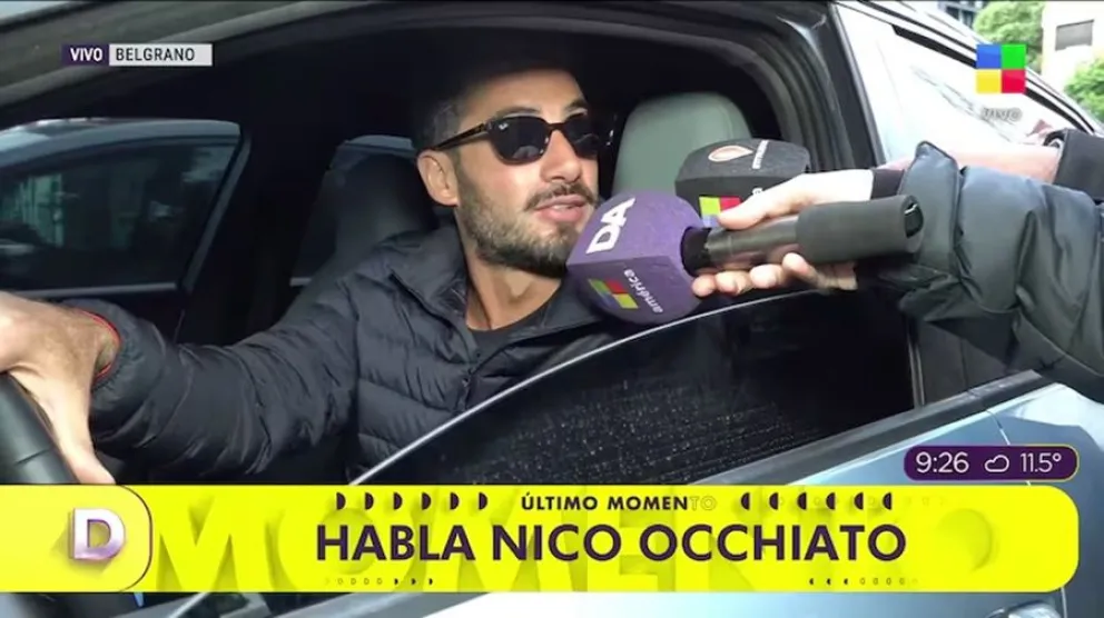 Nicol&aacute;s Occhiato revel&oacute; la conversaci&oacute;n con Florencia Pe&ntilde;a