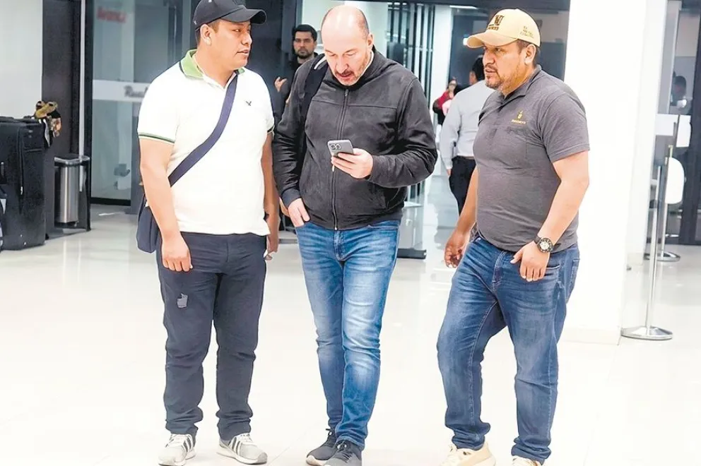 Fernando Cerimedo se quebró antes de la audiencia