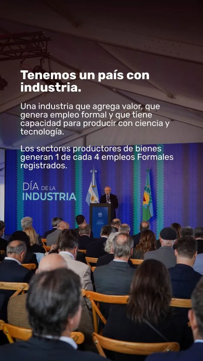 Flavia Royón por el Día de la Industria