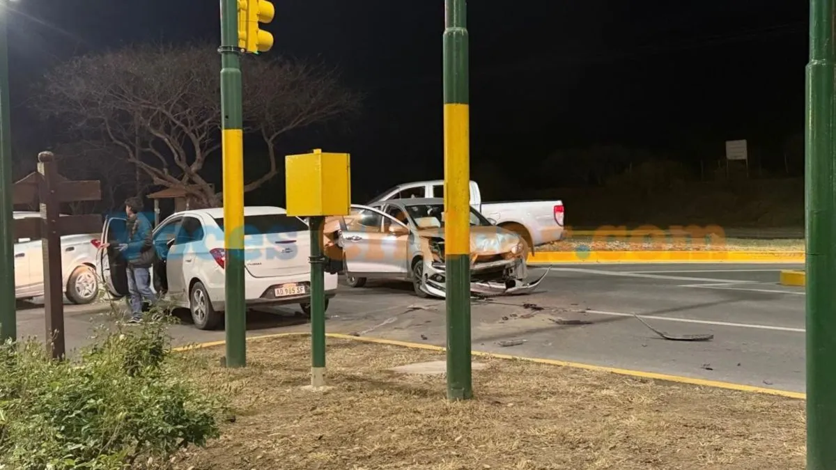 Choque ahora barrio El Tipal