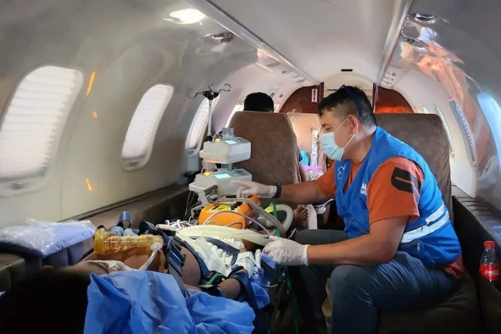 Se hicieron 23 vuelos sanitarios en septiembre 