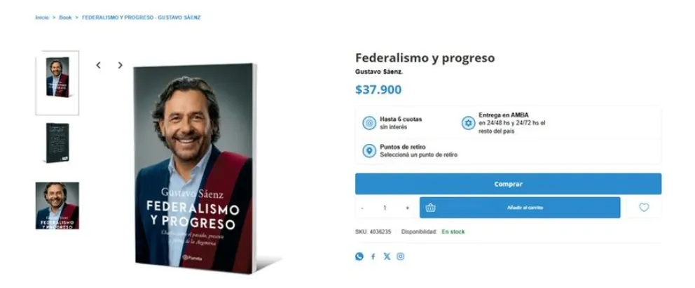 Libro de Gustavo Sáenz cuánto cuesta y cómo conseguirlo